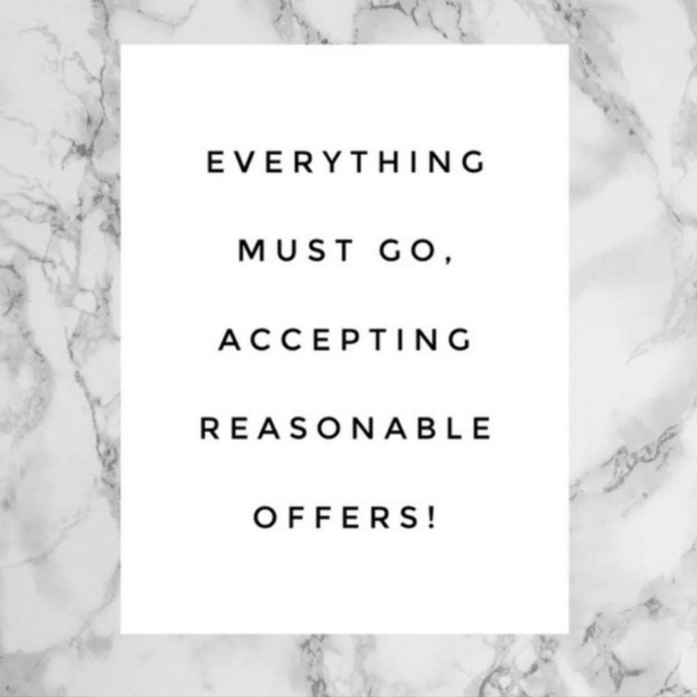 All reasonable offers considered